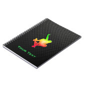 お洒落なスケートボーディング ノートブック (左側)