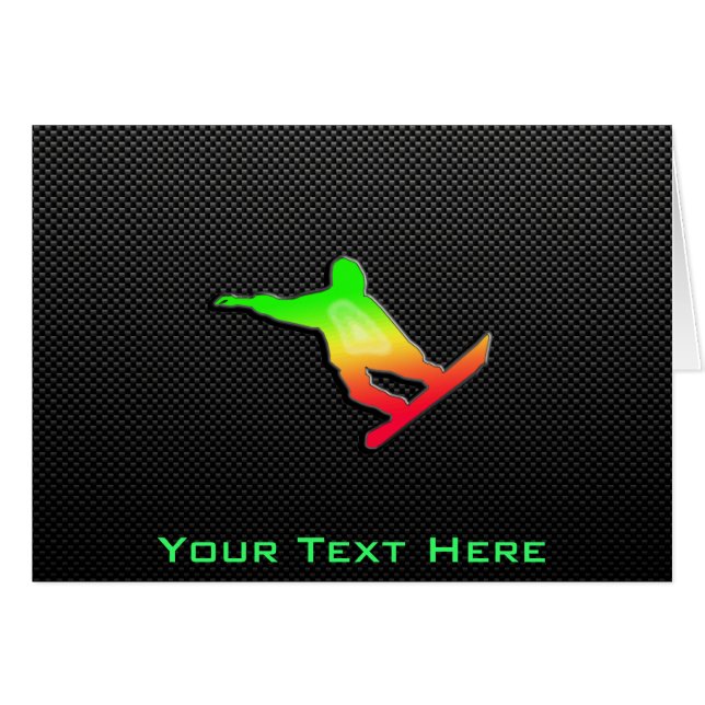 お洒落なスノーボード (正面横)