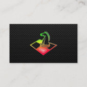 お洒落なチェス 名刺 (裏面)