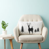 お洒落なトナカイ ランバークッション (椅子)