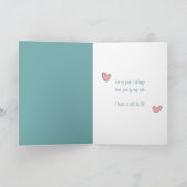 お洒落なバニーロマンチックなあなたおよび私 カード (内部)