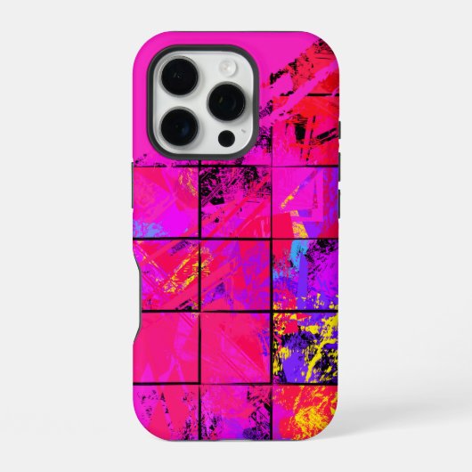 お洒落なパターンデザイン iPhoneケース (裏面)