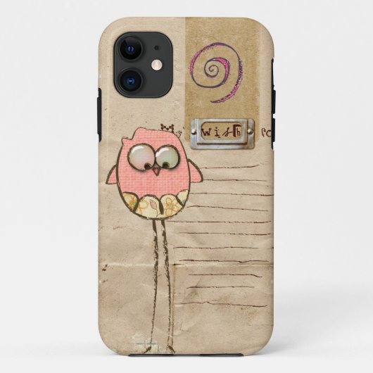 お洒落なフクロウのiphone 5の場合 Case-Mate iPhoneケース (裏面)