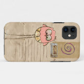 お洒落なフクロウのiphone 5の場合 Case-Mate iPhoneケース (裏面(横))