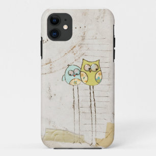 お洒落なフクロウのiphone 5の場合 iPhone 11 ケース
