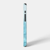お洒落なブルーマーブル iPhone Case-Mate カバー (左側面)