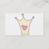 お洒落なプリンセスのテレホンカード コーリングカード (裏面)