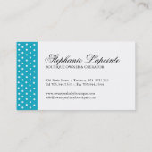 お洒落なベビーのブティックの名刺 名刺 (裏面)