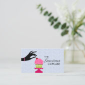 お洒落なベーカリーのカップケーキ 名刺 (スタンド正面)