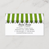 お洒落なベーカリーのブティック/店 名刺 (裏面)