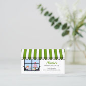 お洒落なベーカリーのブティック/店 名刺 (スタンド正面)