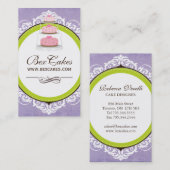 お洒落なベーカリーの名刺 名刺 (正面/裏面)