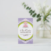 お洒落なベーカリーの名刺 名刺 (スタンド正面)