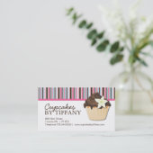 お洒落なベーカリーの名刺 名刺 (スタンド正面)