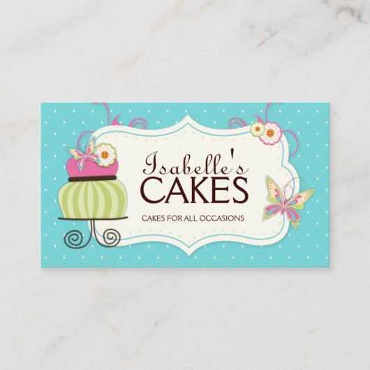 お洒落なベーカリーの名刺 名刺 (正面)