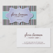 お洒落なベーカリーの名刺 名刺 (正面/裏面)