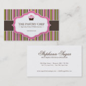 お洒落なベーカリーの名刺 名刺 (正面/裏面)