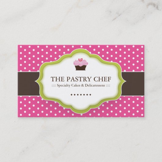 お洒落なベーカリーの名刺 名刺 (正面)