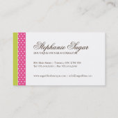 お洒落なベーカリーの名刺 名刺 (裏面)