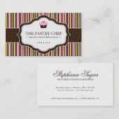 お洒落なベーカリーの名刺 名刺 (正面/裏面)