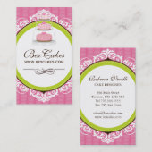 お洒落なベーカリーの名刺 名刺 (正面/裏面)