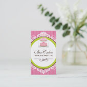 お洒落なベーカリーの名刺 名刺 (スタンド正面)