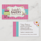お洒落なベーカリーの名刺 名刺 (正面/裏面)