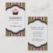 お洒落なベーカリーの名刺 名刺 (正面/裏面)