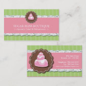 お洒落なベーカリーの名刺 名刺 (正面/裏面)