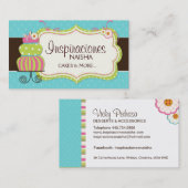 お洒落なベーカリーの名刺 名刺 (正面/裏面)