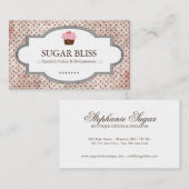 お洒落なベーカリーの名刺 名刺 (正面/裏面)