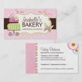 お洒落なベーカリーの名刺 名刺 (正面/裏面)