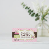 お洒落なベーカリーの名刺 名刺 (スタンド正面)