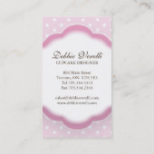 お洒落なベーカリーの名刺 名刺 (裏面)