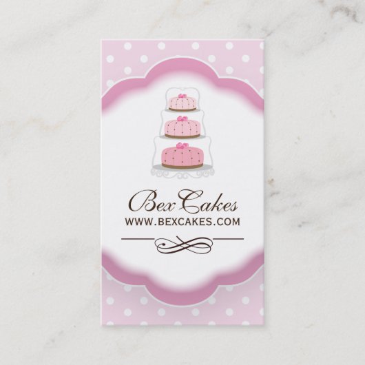 お洒落なベーカリーの名刺 名刺 (正面)