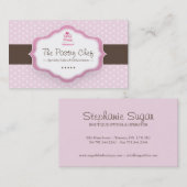 お洒落なベーカリーの名刺 名刺 (正面/裏面)