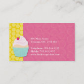 お洒落なベーカリーの名刺 名刺 (裏面)