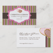 お洒落なベーカリーの名刺 名刺 (正面/裏面)