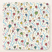 お洒落なペーパーコースター スクエアペーパーコースター (正面)