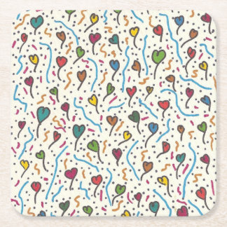 お洒落なペーパーコースター スクエアペーパーコースター