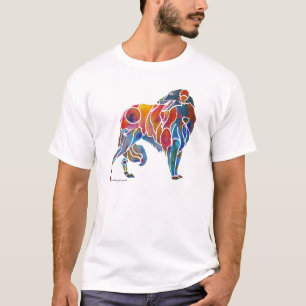 お洒落なボルゾイ Tシャツ