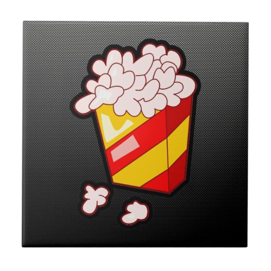 お洒落なポップコーン タイル (正面)