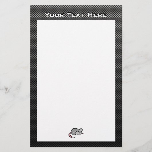 お洒落なマウス 便箋 (正面)