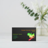 お洒落なモトクロスの鞭 名刺 (スタンド正面)