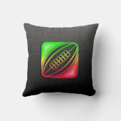 お洒落なラグビー クッション (裏面)