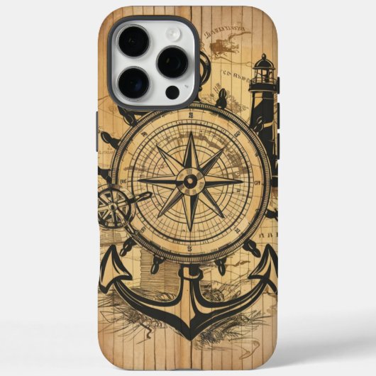 お洒落なレトロ海の探検家 Case-Mate iPhoneケース (裏面)