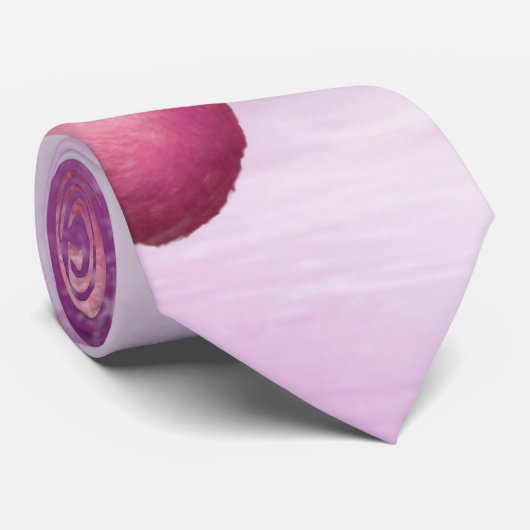 お洒落な不思議の国のピンクのフラミンゴのタイ ネクタイ (ロール)