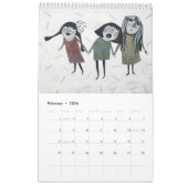 お洒落な世界-カレンダー カレンダー (2月 2026)