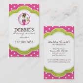 お洒落な主婦の名刺 名刺 (正面/裏面)