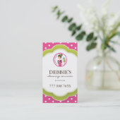 お洒落な主婦の名刺 名刺 (スタンド正面)